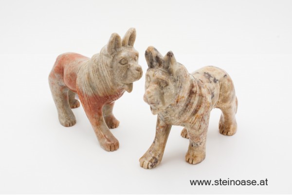 Hund / Schäferhund Speckstein Gr.L